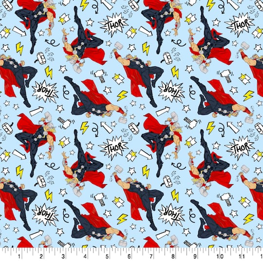 Marvel® Thor Thunder Cotton Fabric